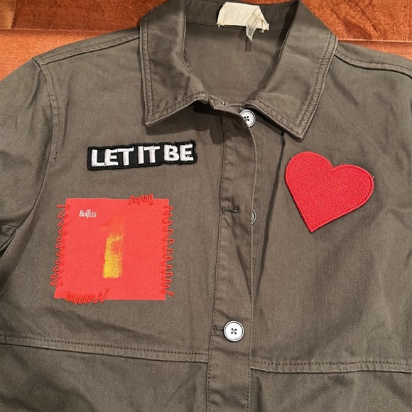 ALICE OLIVIA CHARLINE MILITARY BEATLES JACKET SIZE S - Picture 3 of 8